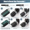 5 Digital Combination Car Steering Wheel Lock, LAMA Password Code