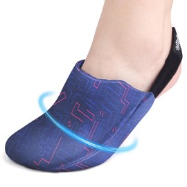 Hilph Hilph Foot Toes Ice Pack Wrap for Swelling & Bunion Surgery, Forefoot Cold Gel Sock with Strap for Broken Toes, Gout, Plantar Fasciitis, Morton's Neuroma, Toe Surgery Recovery, Single Blue