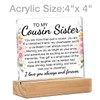 Best Cousin Gifts for Women Girl, to My Cousin Sister