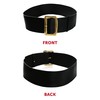 Adults Thick Black Belt for Fancy Dress Costumes - Leather