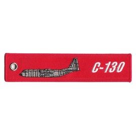 C-130 Aircraft RBF Key Chain Baggage Luggage Tag