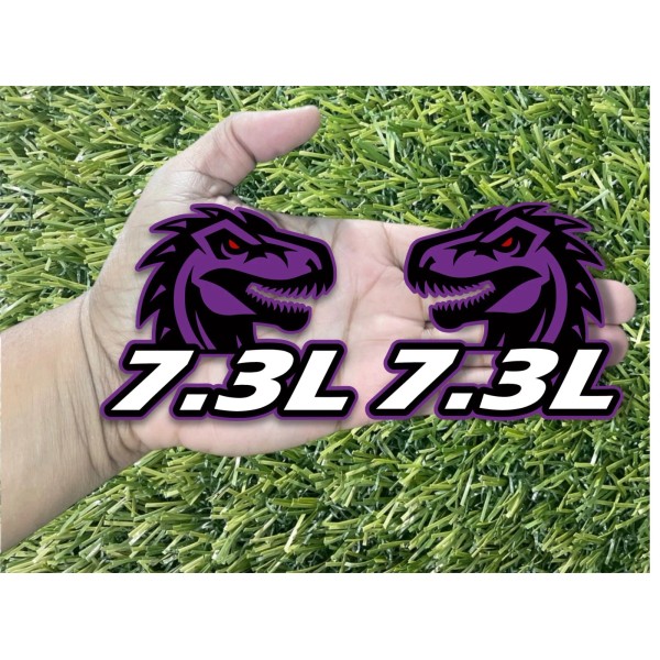 Badge Addictz Red Eye Godzilla Badges Emblem RAGING White 7.3