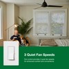 Lutron Diva 3-Speed Fan Control, Single-Pole/3-Way, DVFSQ-F-GR, Gray