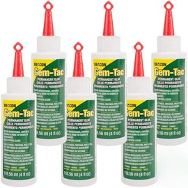 Signature Marketing Gem-Tac Permanent Adhesive 6/Pkg, 6 Pack