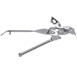 Wideskall 3-in-1 Can Opener with Bottle Opener Tapper Silver (Pack of 5)