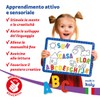 Quercetti Refill 48 Letters, Lettere Magnetiche per Bambini 4+ anni,