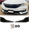KUAFU Front Bumper Spoiler Lip Splitter Underbody Black Compatible with
