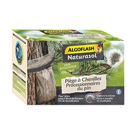 Barrier A Insects Algoflash Naturasol Caterpillar Trap Made of Pine Wood, Complete Set, 1 Piece, Biopipin2N
