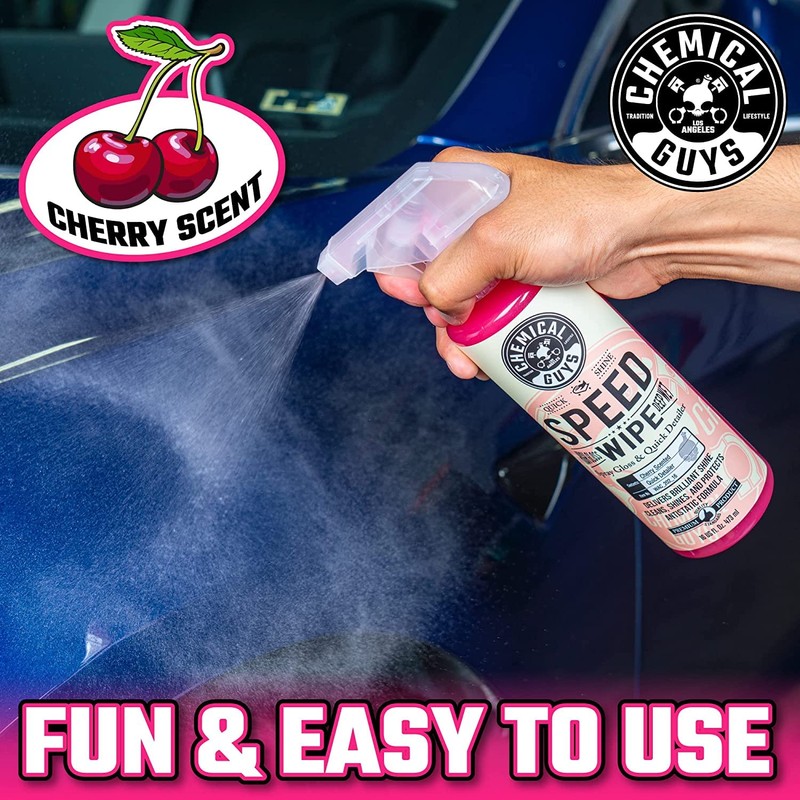 Chemical Guys WAC_202_1602 Speed Wipe Spray Gloss & Quick Detailer,