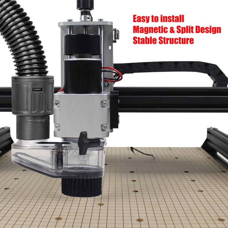 XUNKUANER CNC 52mm Diameter Router Dust Shoe, Fit Most 300w