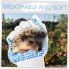 jojofuny Pet Gloves Thicken Breathable Animal Handling Safety Anti-scratch Random