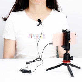 BOYA by M1 Collar Microphone for Smartphones Canon Nikon DSLR Cameras Camcorders Audio Recorder PC