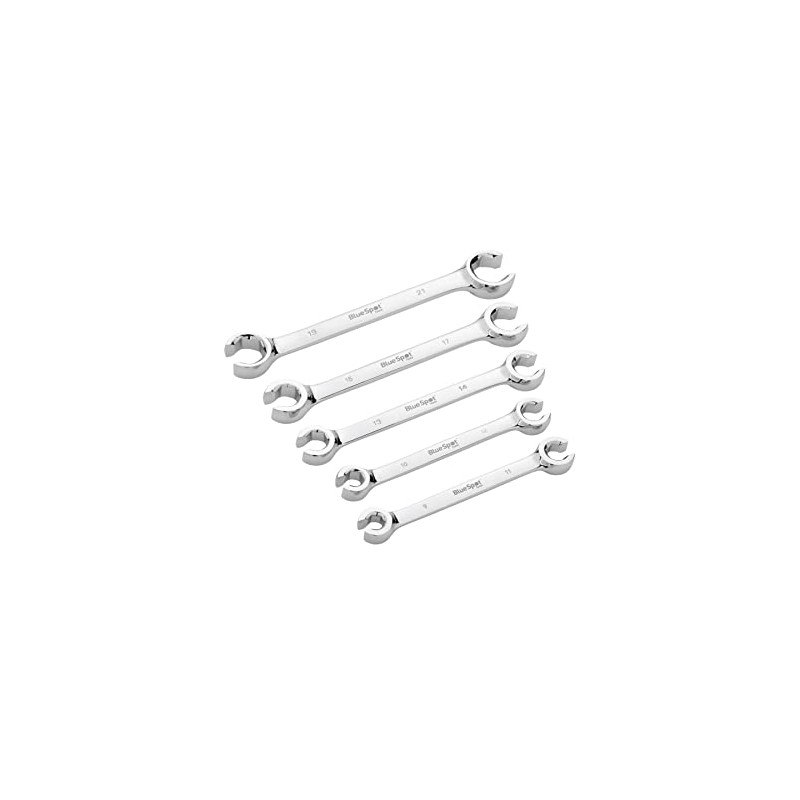 Blue Spot Tools 5 PCE Flare Nut Spanner Set (9-21MM)