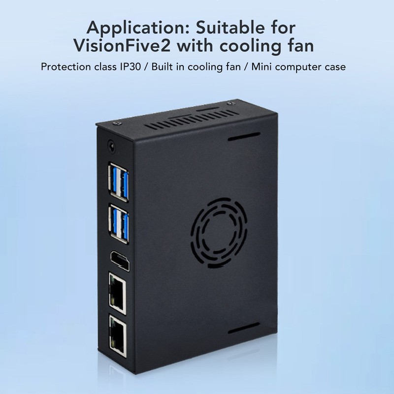 Metal Case with Cooling Fan IP30 Protection Better Heat Dissipation