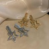 10 Pcs Metal Hair Clips Hollow Star Shape Alligator Hair