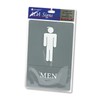 HEADLINESIGN MEN RESTROOM SIGN PLATE USS4817