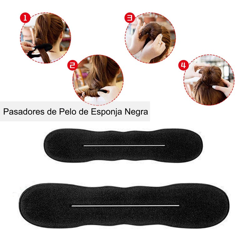 25 Piezas Kit de Herramientas para peinar el cabello,kit de