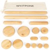 WYJTPONE Bamboo Massage Stone Sets for Body Shaping,Bamboo Massage Sticks