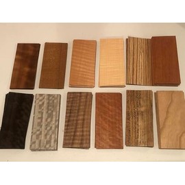 Exotic Fingerboard Wood Veneer Pack 60 Pieces Makes 12 Boards Maple Pre Cut