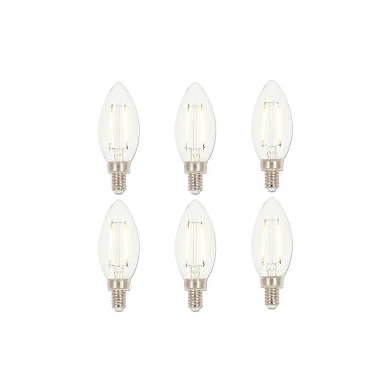 Westinghouse 4517120 3.3 Watt (40 Watt Equivalent) B11 Dimmable Clear