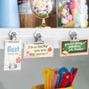 STR-12 Pcs Magnetic Clips, Strong Fridge Magnets Refrigerator Magnets with