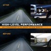 WEELMOTO Headlight for 02-05 Dodge Ram 1500 Pickup Headlamp for