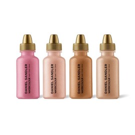 Daniel Sandler WATERCOLOUR LIQUID RIVIERA COLLECTION – Customizable 4-Piece Kit, Lightweight & Water-Resistant, Buildable Shades for Cheeks & Lips– Long-Lasting, Blendable Makeup