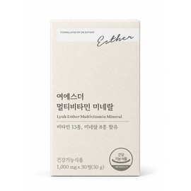Esther Formula Yeo Esther Multivitamin Mineral 21 types of vitamins & minerals, 30 tablets, 1 daily item / 여에스더 멀티비타민 미네랄 비타민&미네랄 21종 30정 1개 하루템
