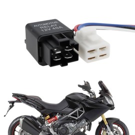 EMSea 2X 4 Pin DC 12V 40A Car Relay with Fuse and Harness JD-2912 for Cars Trucks Motorcycles and Other 12V Vehicles