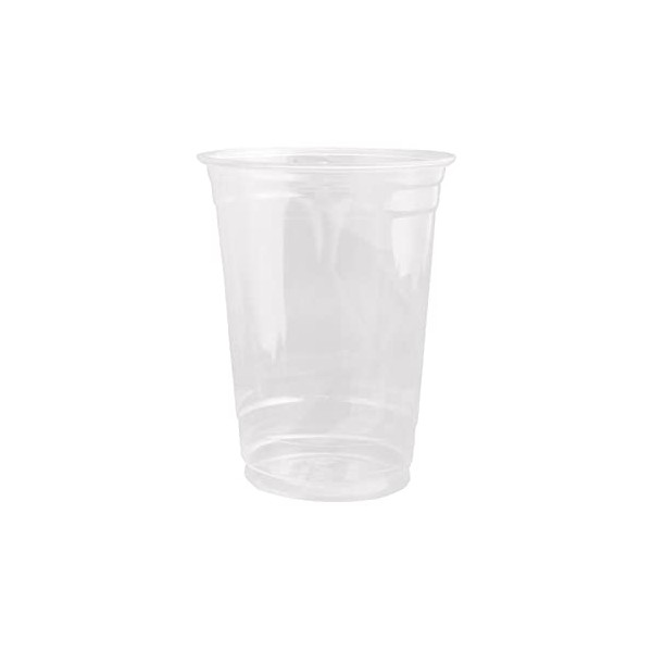DHG PROFESSIONAL 32oz Crystal Clear PET Plastic Cups, Disposable Cold Cups (Case of 500) (32oz)
