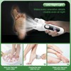 Electric Foot File Callus Remover, Rechargeable, 3 Replacement Rollers