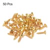 sourcing map 50pcs 3MM Electric Guitar Bass Pickguard Screws Scratch