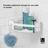 Umbra Flex Gel Lock Corner Shower Bin