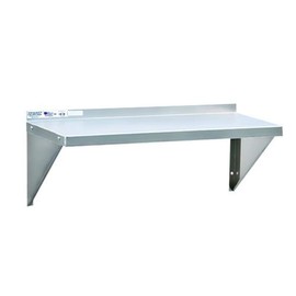 Newage Industrial 1125A Solid Aluminum Wall Shelf, 12" Diameter x 36" Length, Heavy Duty 12Ga.