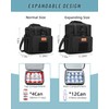 Tactical Lunch Box, Large Expandable Insulated Lunch Bag, Durable Waterproof