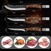 Kitchen Knives 3 Pieces Sharp Boning Knife Set Chef Knives