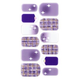 Nailholic Push Up Nail Stickers 07 Marsh Purple 12 Sheets