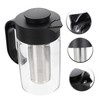 GRIRIW Elegant Design Tea Pot Large Capacity Beverage Pitcher Glass