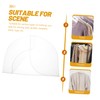 Healeved Clear Shoulder Covers for Clothes Protection Dust Cover for