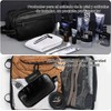 Neceser para Hombre Impermeable, 3 Compartimentos, 27×14×10 cm (Negro)