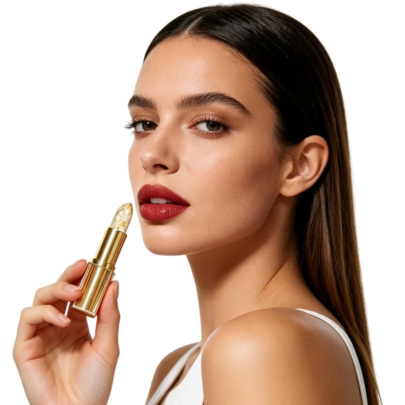 PH Adjusting Lipstick - Colour Changing Lipstick with Gold Foil