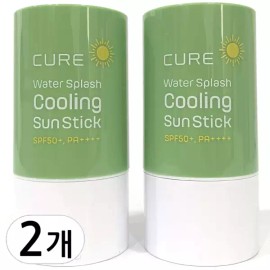 Kim Jeong-mun Aloe 김정문알로에 큐어 워터 스플래쉬 쿨링 선스틱 23g 2개 Kim Jeong Moon Aloe Cure Water Splash Cooling Sun Stick 23g 2pcs