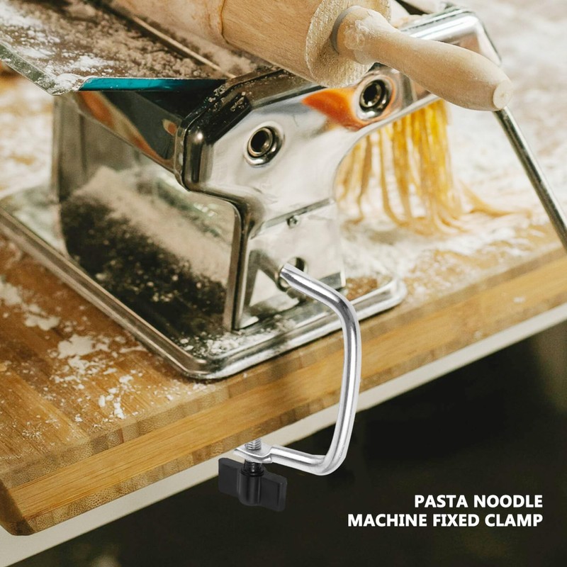 Luxshiny Pasta Machine Replacement Handle Table Clamp Pasta Maker Fixing