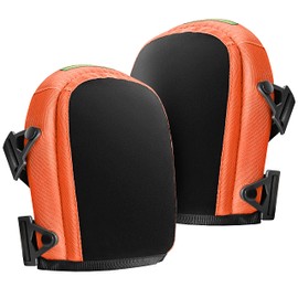 GRÜNTEK Gel Work Knee pads with 4 straps. Gardening Flooring and Roofing Knee Pads with Heavy Duty Foam Padding.