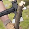TESCOACH Camp Axe, Thin Wood Splitting Hand Axe, Outdoor Camping