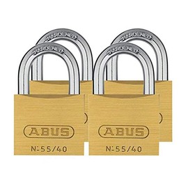 ABUS Brass Padlock 55/40 Quads Set 4 pieces, 33694
