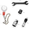 profiwoab 5-in-1 Bicycle Cassette Removal Tool, Bicycle Repair Tool Kit,