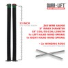 DURA-LIFT .243 x 2" x 33" Torsion Garage Springs (Green,