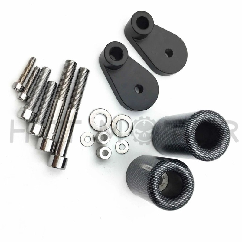 HONGK Frame Sliders For Honda CBR1000RR 06-07 NO CUT Carbon (Fit