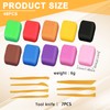 Children's Modelling Clay 48 Colours Air Drying Set 7 Tools